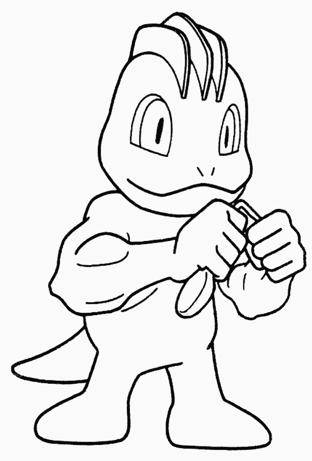 Plansa de colorat cu Pokemon 9 88